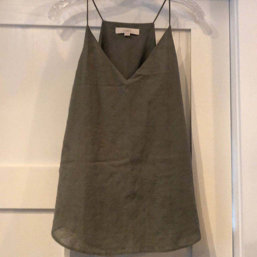 LOFT Embroidered Camisole